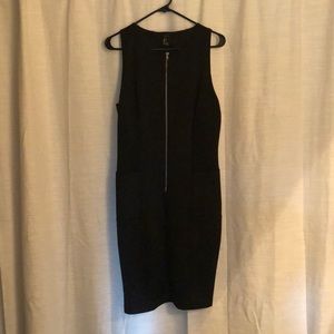 Black Zip Dress